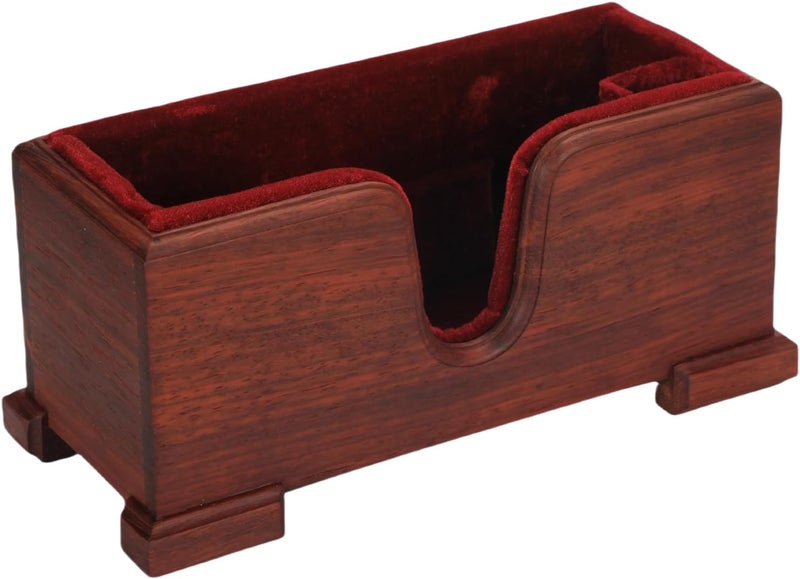 YWYLL Violin and Bow Holder ( Stand), Wooden Violin Holder Floor Display for Violin, Velvet Protection, Stable and Classy Aesthetic (5-rosewood + red relvet) - Image 2